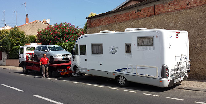 Dépannage camping car Béziers,