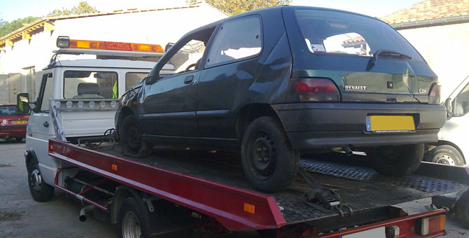 Remorquage voiture Sauvian